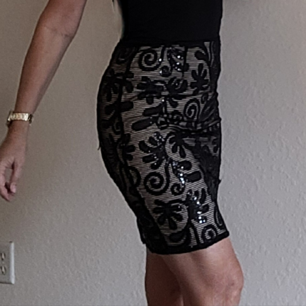 Sequin Design Glamour Skirt